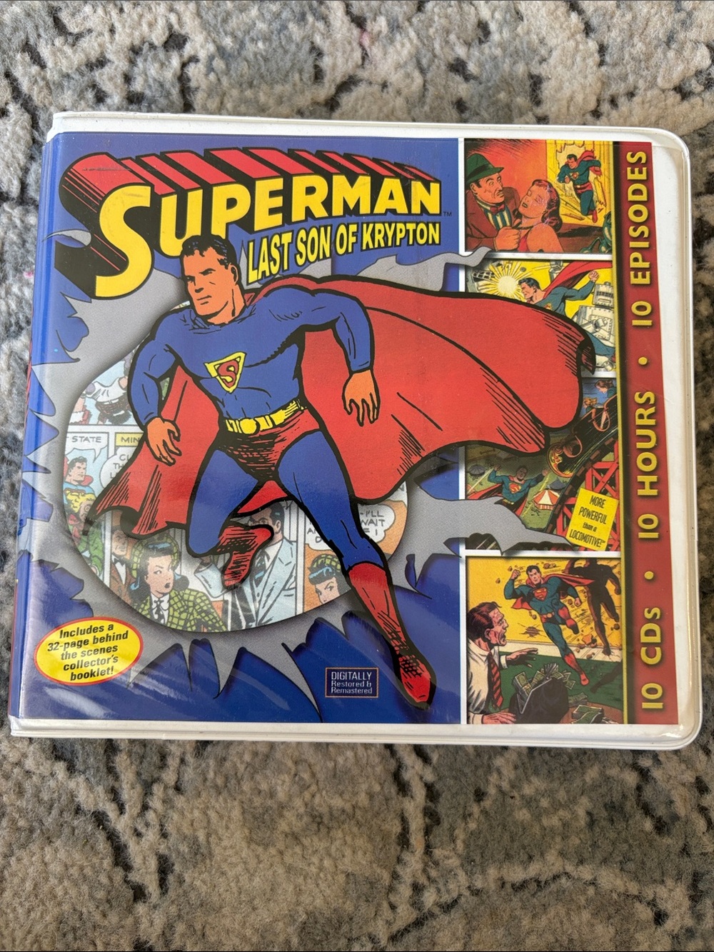 Superman Last Son of Krypton Audio Collection 2006 vintage CD  10 episode